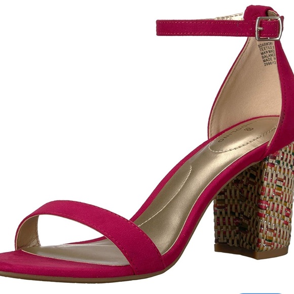 Bandolino Armory Heeled dark pink sandal - Picture 6 of 6